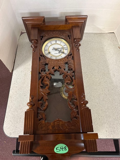 vintage wall clock, 31 days