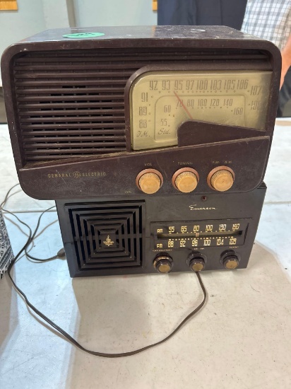 two vintage radios