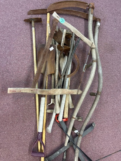 antique outdoor tools