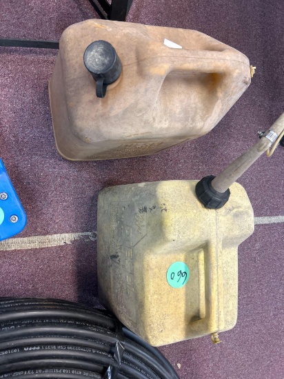 older plastic gas cans
