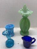 Four pieces of glass
