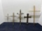 Antique crucifixes and crosses