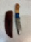 Handmade Damascus, steel knife see description
