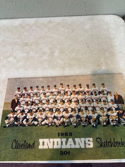Cleveland Indians schedule for 1962