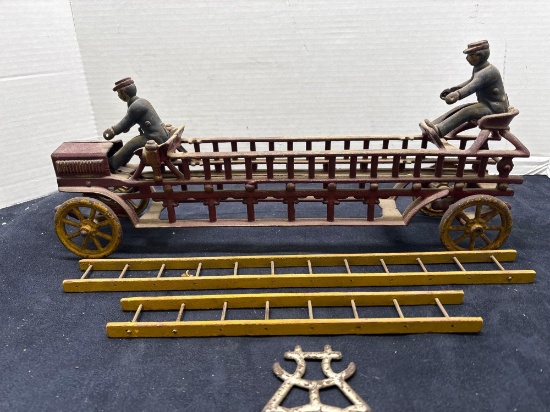 antique cast-iron fire truck