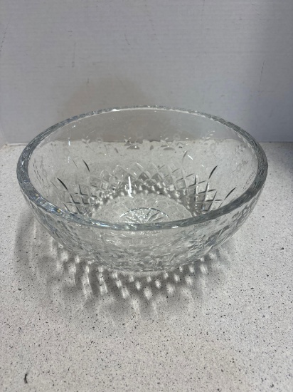 Rogaska Gallia crystal salad bowl, heavy