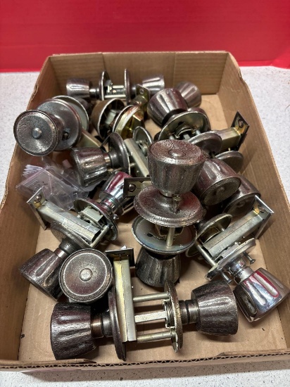Flat full of door knobs, great for house flippers