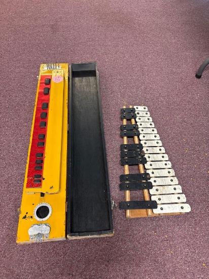 Cool, handmade instrument and xylophone