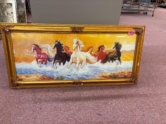 Light up horse picture, needs new cord