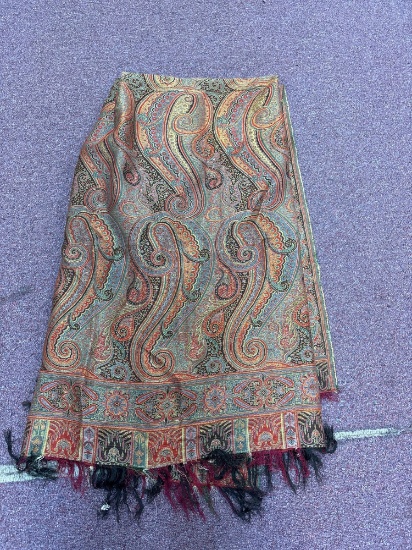Vintage Paisley tablecloth