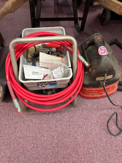 Wagner airless, paint sprayer and craftsman wet, dry vac