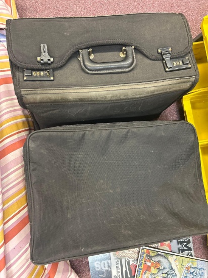 two travel suitcases/bags