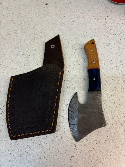Handmade Damascus, steel knife, see description
