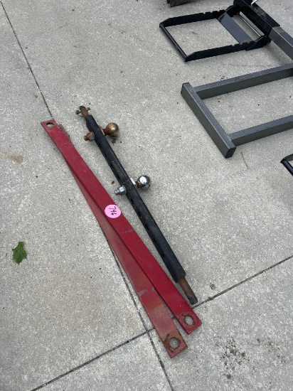 draw bar for tractor three-piece