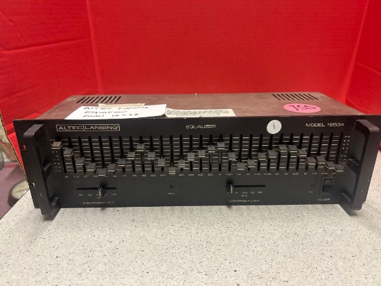 ALTEC Lansing equalizer model 1653A