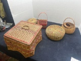 antique baskets