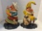 punch and Judy cast iron door stops pair