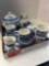 Churchill blue Willow England, dinnerware