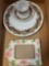 rare Franciscan, the desert rose picture frame, and Andrea sadek Christmas garland