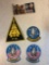 4 top gun US Navy patches