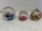 art Deco glass paperweights