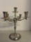 LM Sterling Silver Heavy Mexico City Barque Candelabra 1227 grams