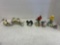 vintage birds on branch figurines