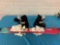 ELAN lil magic kids skis 31 inches long and 217mm kids ski boots