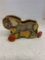 Vintage Pinocchio pull toy, as is
