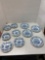 10 pieces of Wedgwood Royal homes of Britain, China