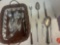 flatware in basket