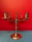 LM Sterling Silver Heavy Mexico City Barque Candelabra 1084 grams