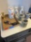 ceramic and porcelain beersteins, vases etc