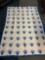 Flower basket quilt, and two vintage linens