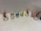 vintage glass collectible cups