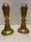 vintage brass Egyptian lamp stands