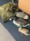 bag of duck and goose decoys