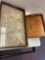 wooden etched and Victorian serving trays