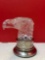 Tete DAigle Lalique Crystal Eagle Head Hood Ornament 1928-1937