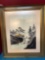 framed Asian embroidered art