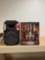 Tzumi mega bass speaker and Godinger six bottle liquor dispenser