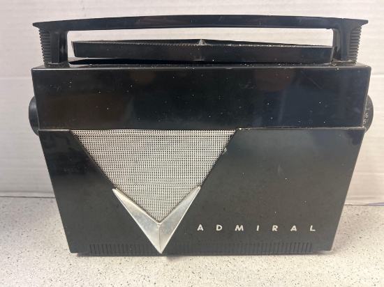 admiral art deco portable radio