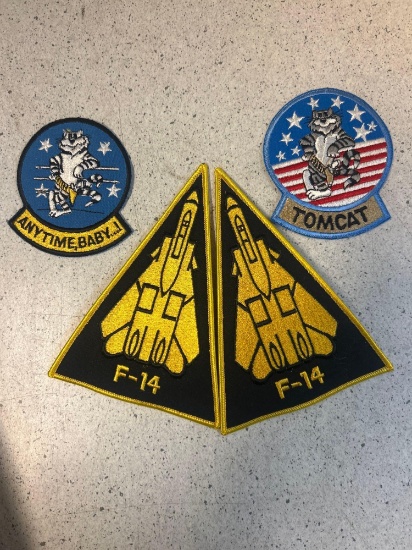 4 topgun abuation patches US navy