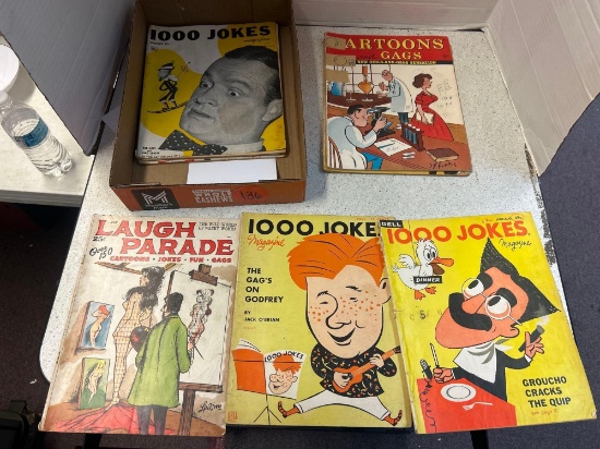 vintage comedy, joke, and cartoon magazines