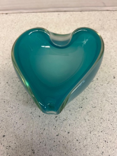 mutant glass heart dish
