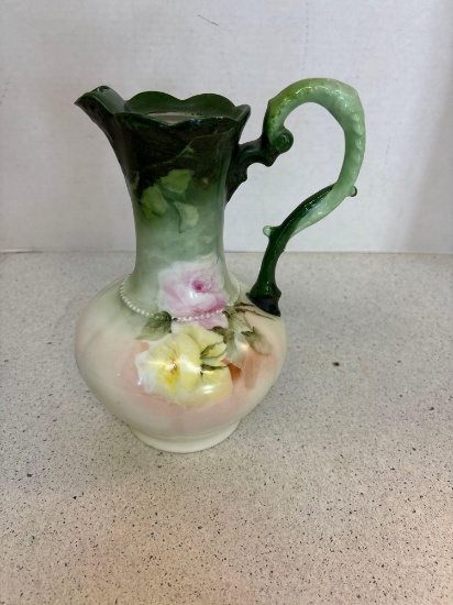 German porcelain pitcher