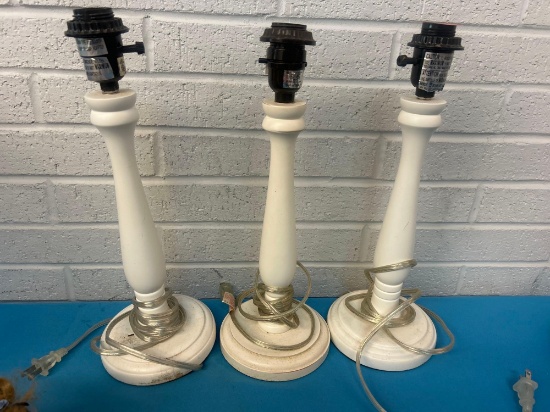 three pottery barn, light fixtures
