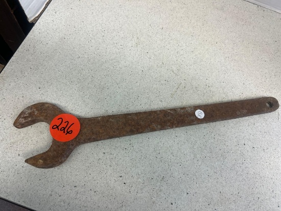 large antique wrench