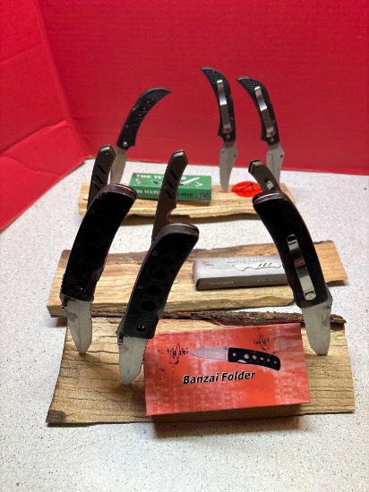Nine new folding knives