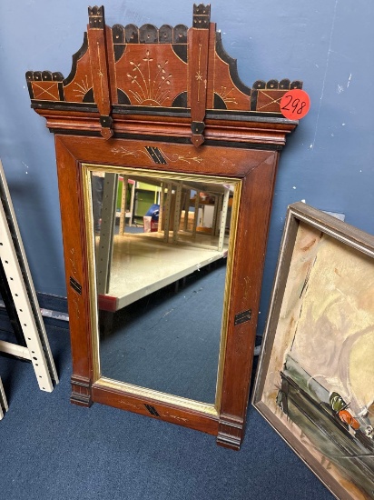 Large Eastlake pier mirror